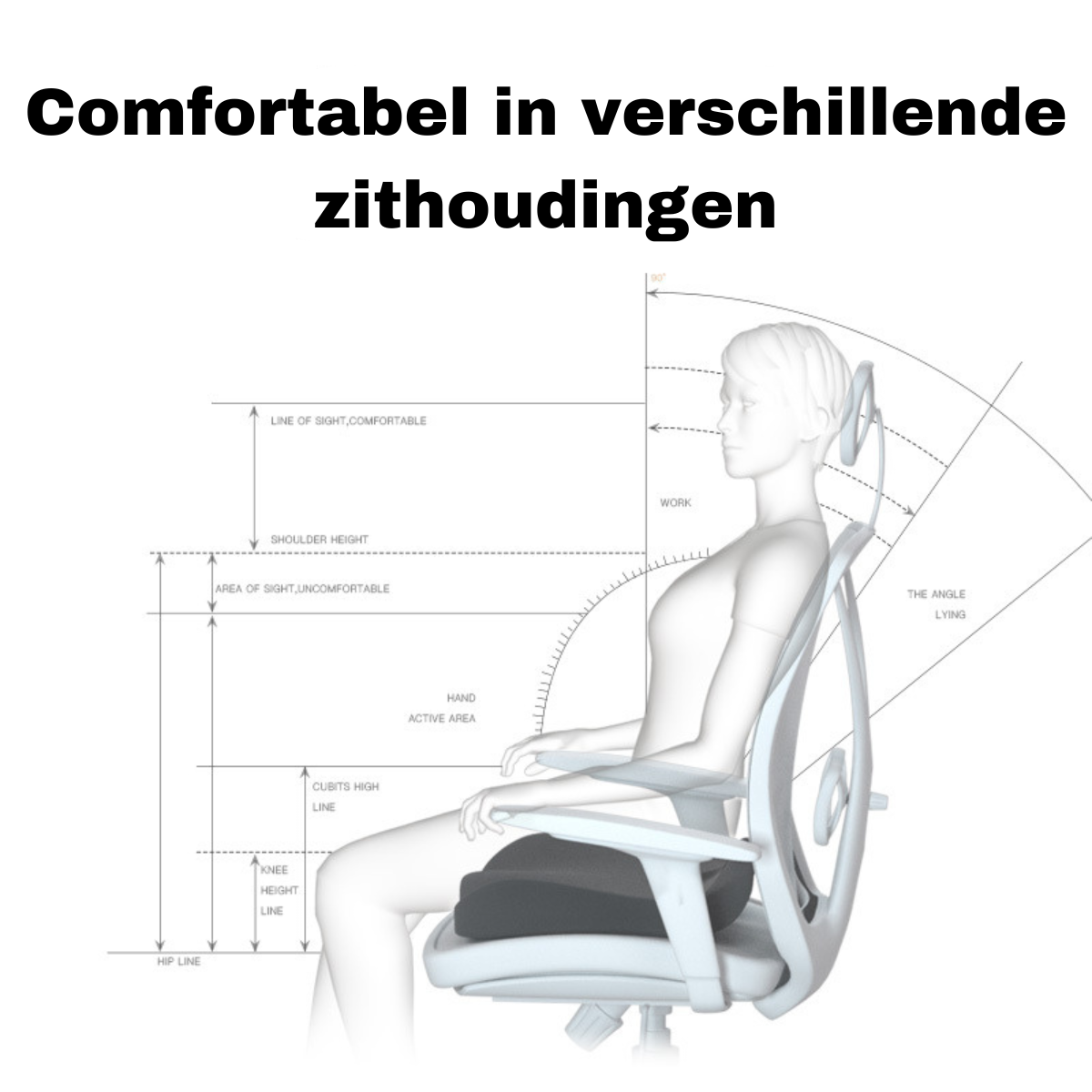 Ergonomisch zitkussen