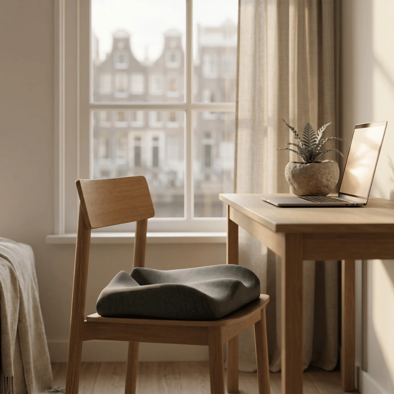 Meegenomen, klaar voor de volgende stoel